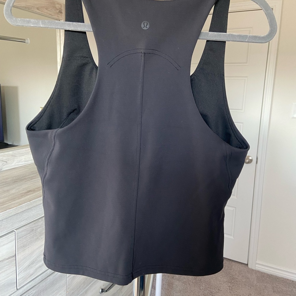 lululemon athletica Charcoal Racerback Tank Top
